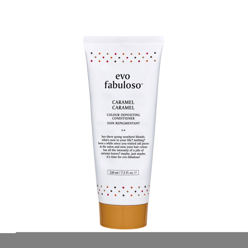evo fabuloso caramel colour depositing conditioner 220ml