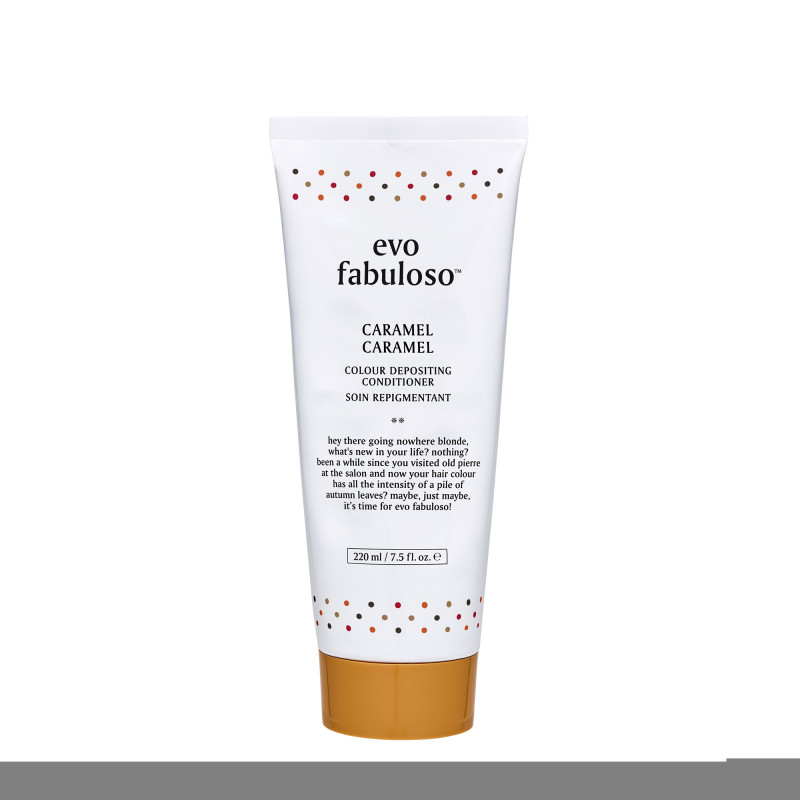evo fabuloso caramel colour depositing conditioner 220ml