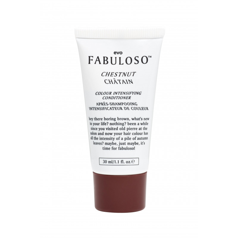 evo fabuloso chestnut colour depositing conditioner 30ml