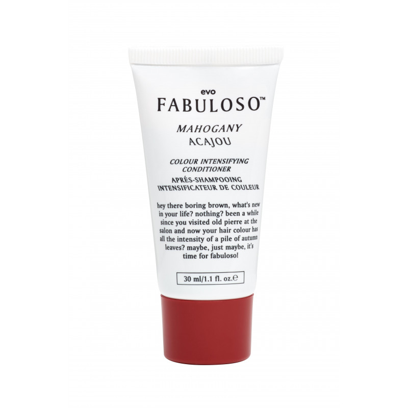 evo fabuloso mahogany colour depositing conditioner 30ml