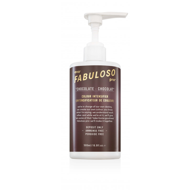 evo fabuloso pro chocolate colour intensifier 500ml