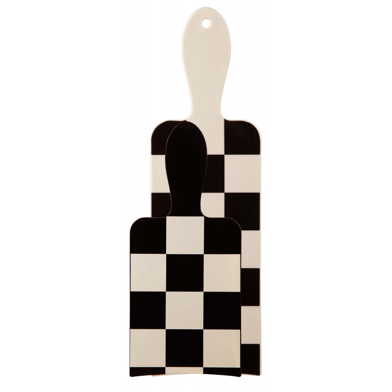 framar paddle pack checked out (black/cream)