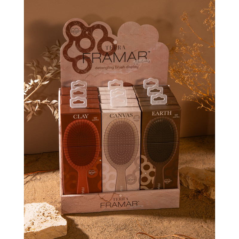 framar terra brush display 9pc
