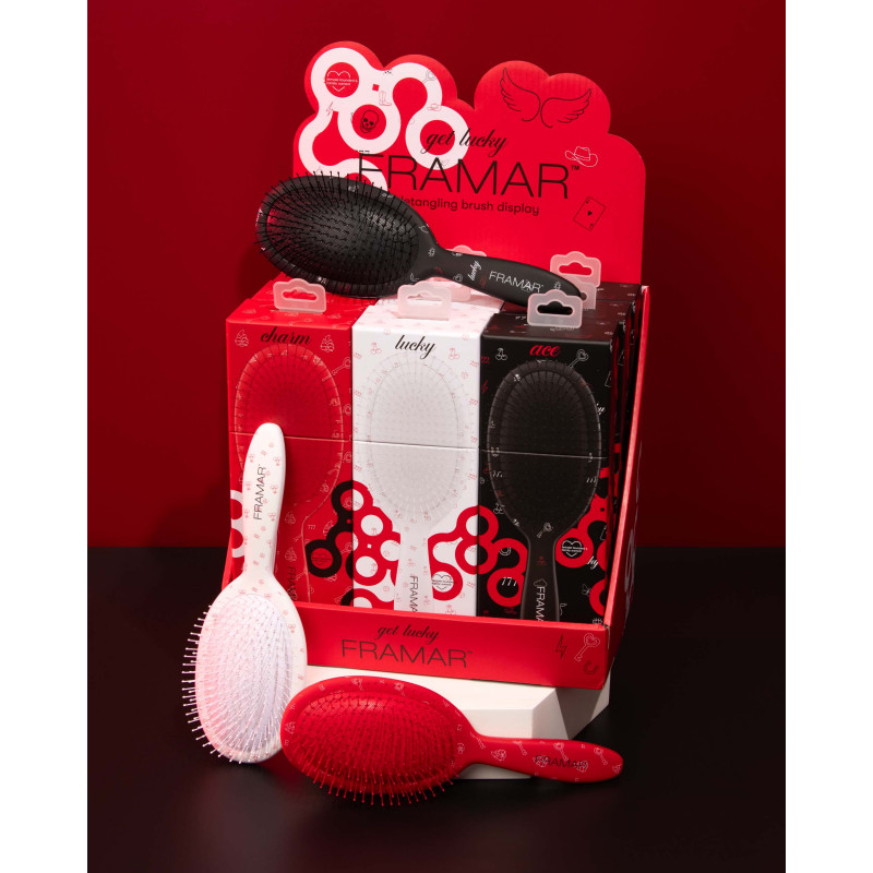 framar get lucky brush display 9pc