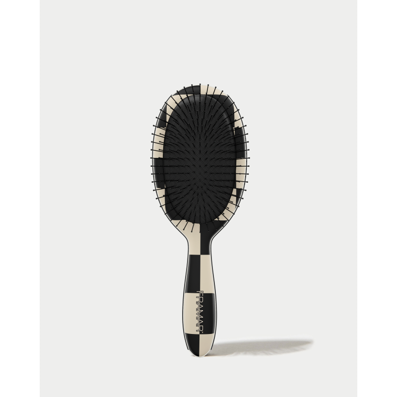framar checked out black detangling brush