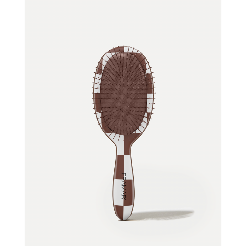 framar checked out chocolate detangling brush
