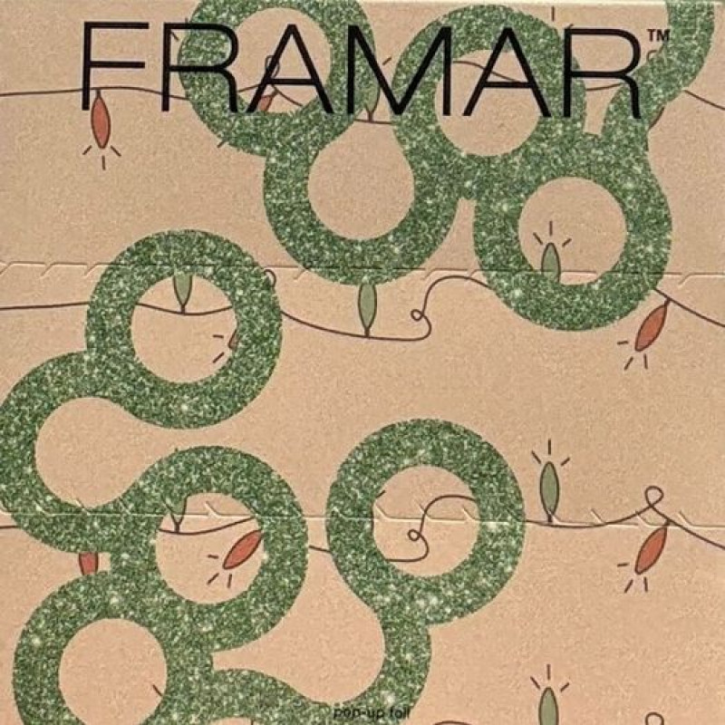 framar holiday lights 5x11 pop up holiday foil 100pc