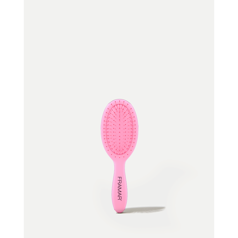 framar mini detangling brush pink