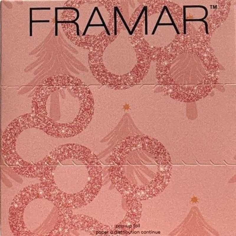 framar pink tree 5x11 pop up holiday foil 100pc
