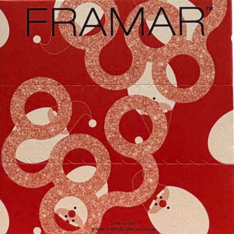 framar santa 5x11 pop up holiday foil 100pc