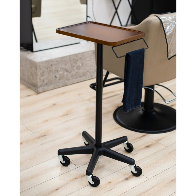 framar dark bamboo folding trolley