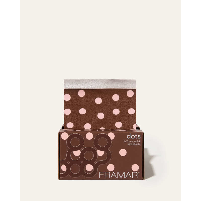 framar chocolate dots 5x11 pop up foil 500pc