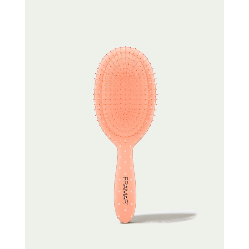 framar peach please detangling brush dottie