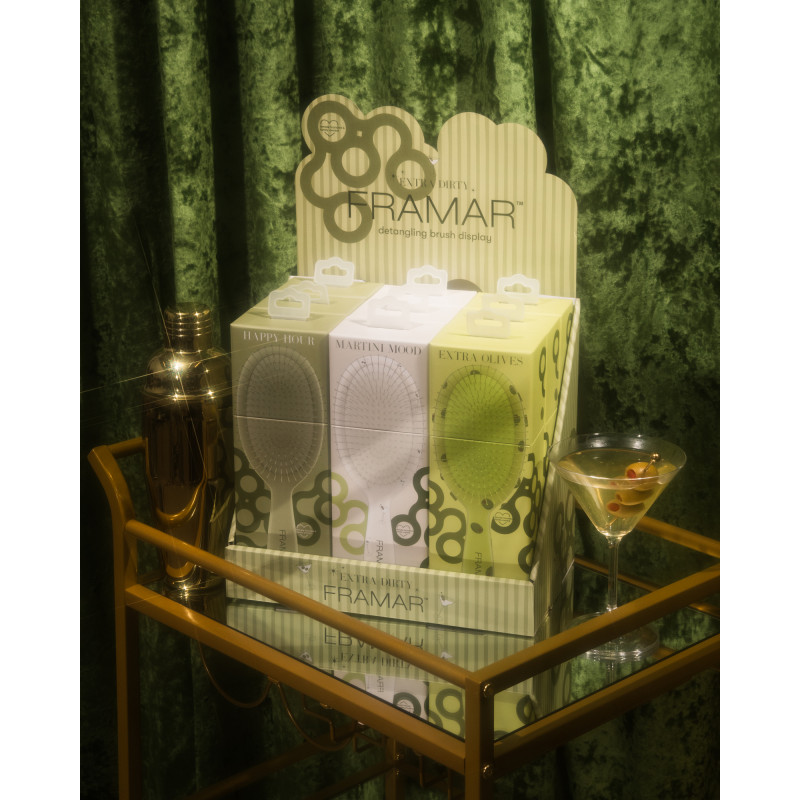 framar extra dirty brush display 9pc