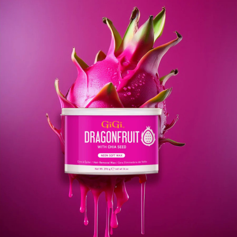 gigi neon soft wax dragon fruit 14oz
