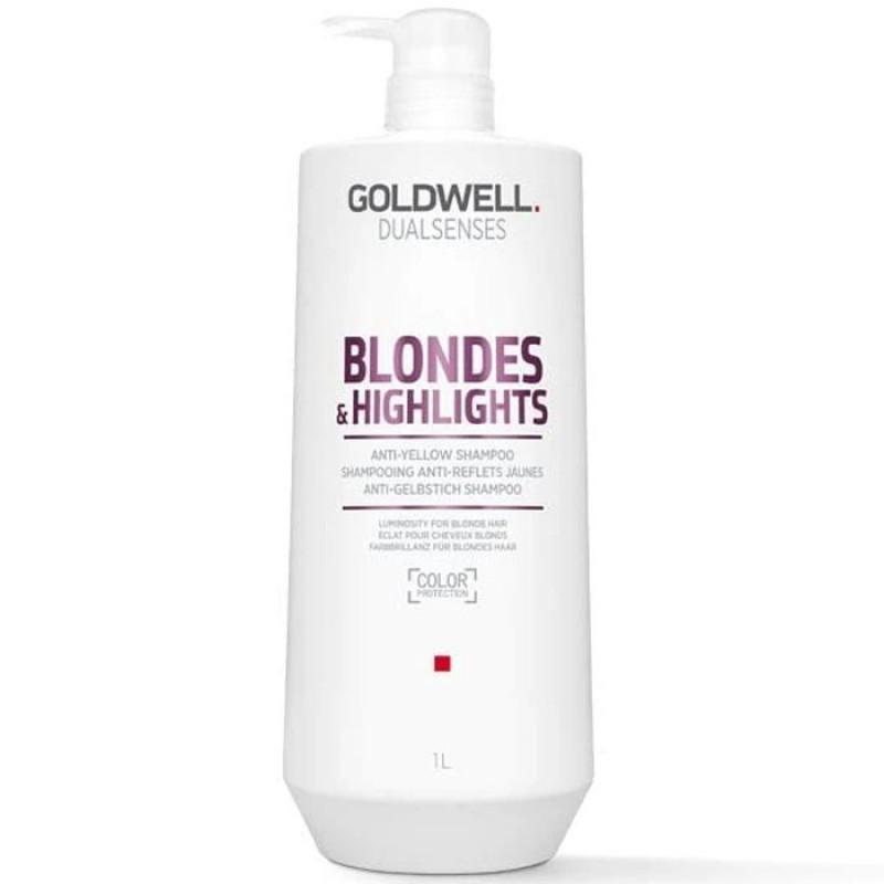 dualsenses blondes & highlights anti-yellow shampoo litre