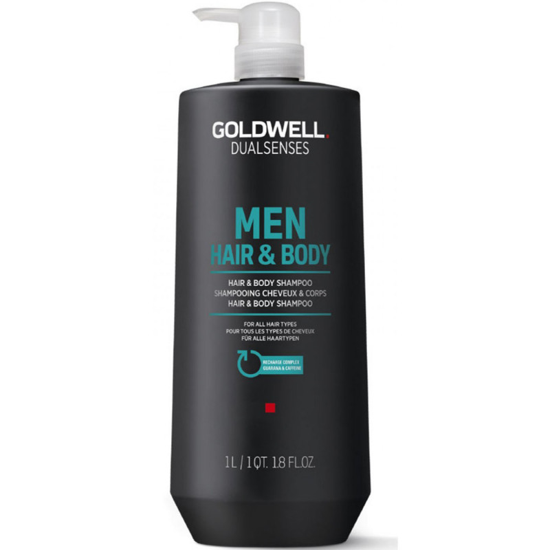 dualsenses men hair & body shampoo litre