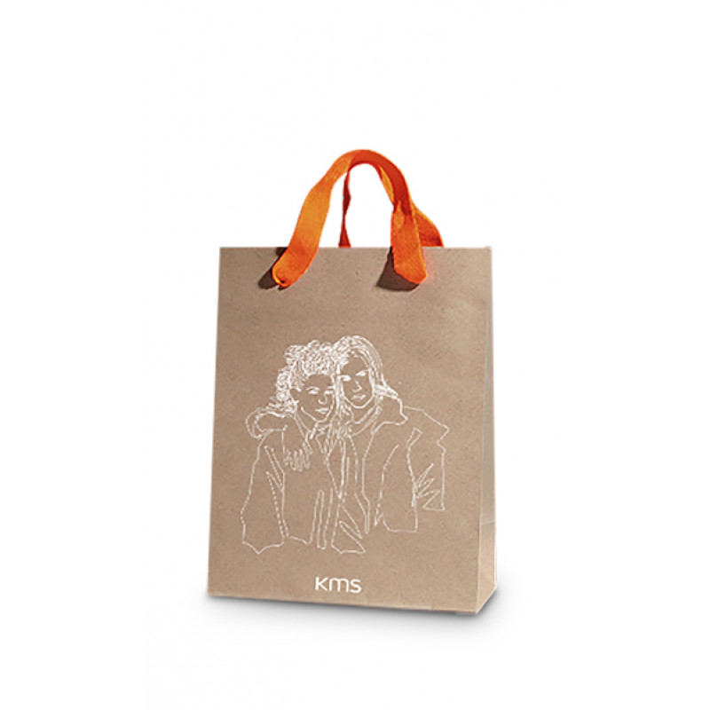 kms brown retail bags 25 piece