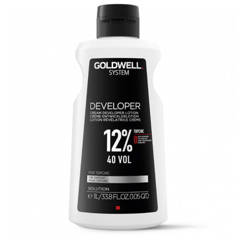 goldwell system 40 volume (12%) developer lotion litre