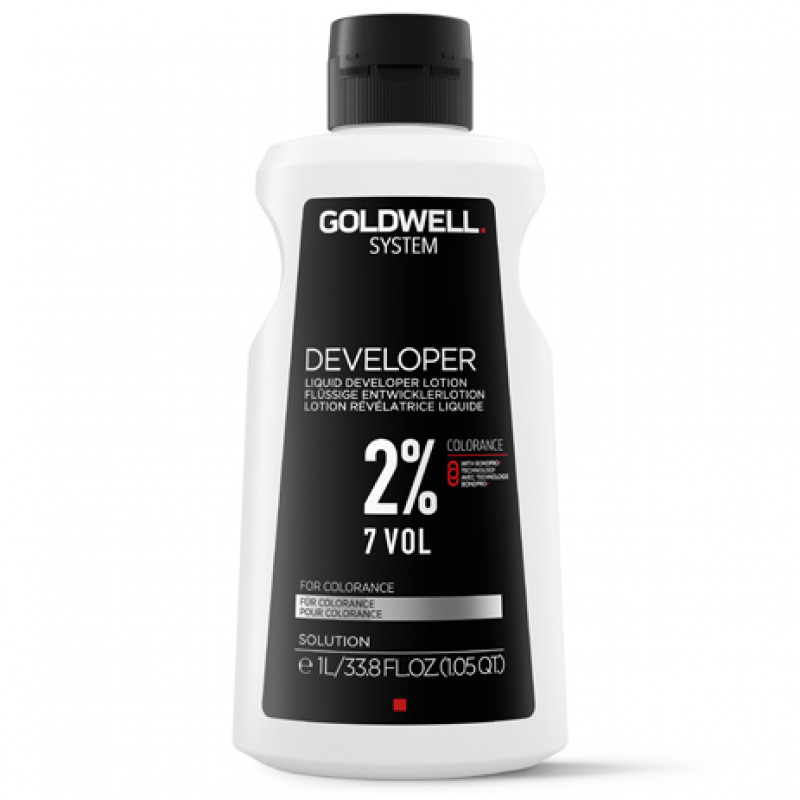 goldwell systems 7 volume (2%) developer lotion litre
