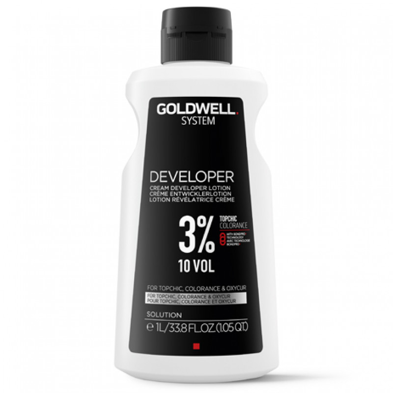 goldwell systems 10 volume (3%) developer lotion litre