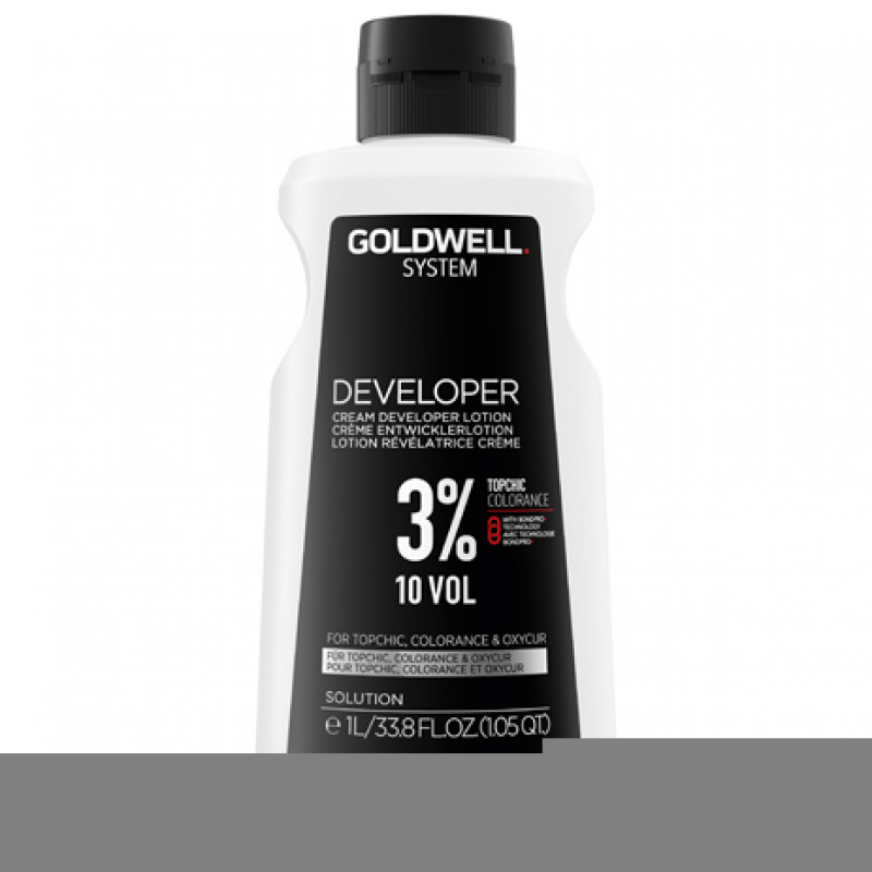 goldwell systems 10 volume (3%) developer lotion litre