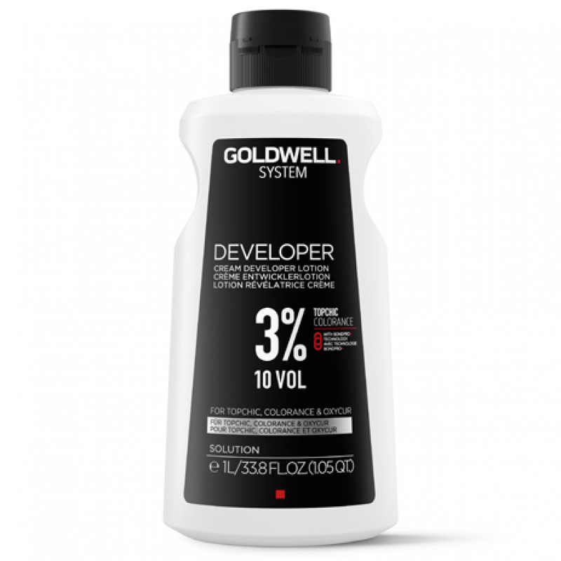 goldwell system 10 volume (3%) developer lotion litre