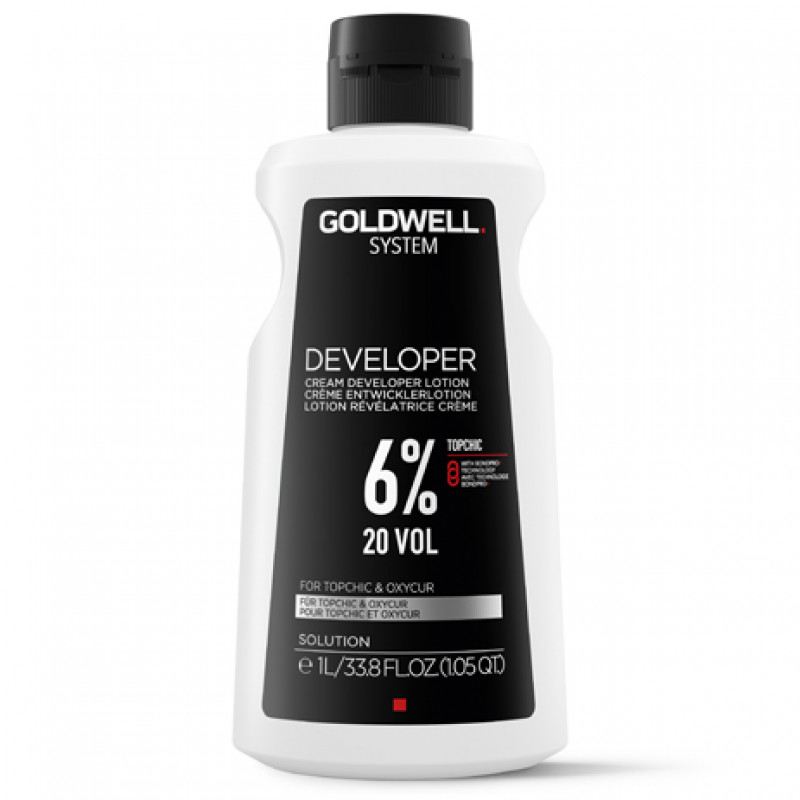 goldwell system 20  volume (6%) developer lotion litre