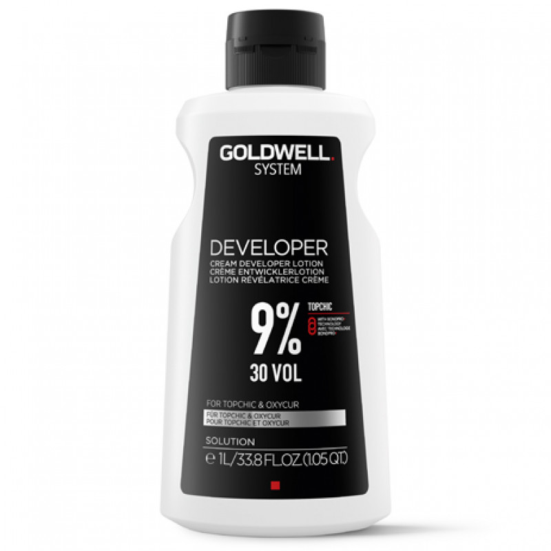 goldwell systems 30 volume (9%) developer lotion litre