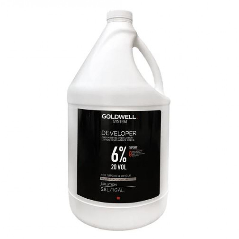goldwell systems 20  volume (6%) developer lotion gallon