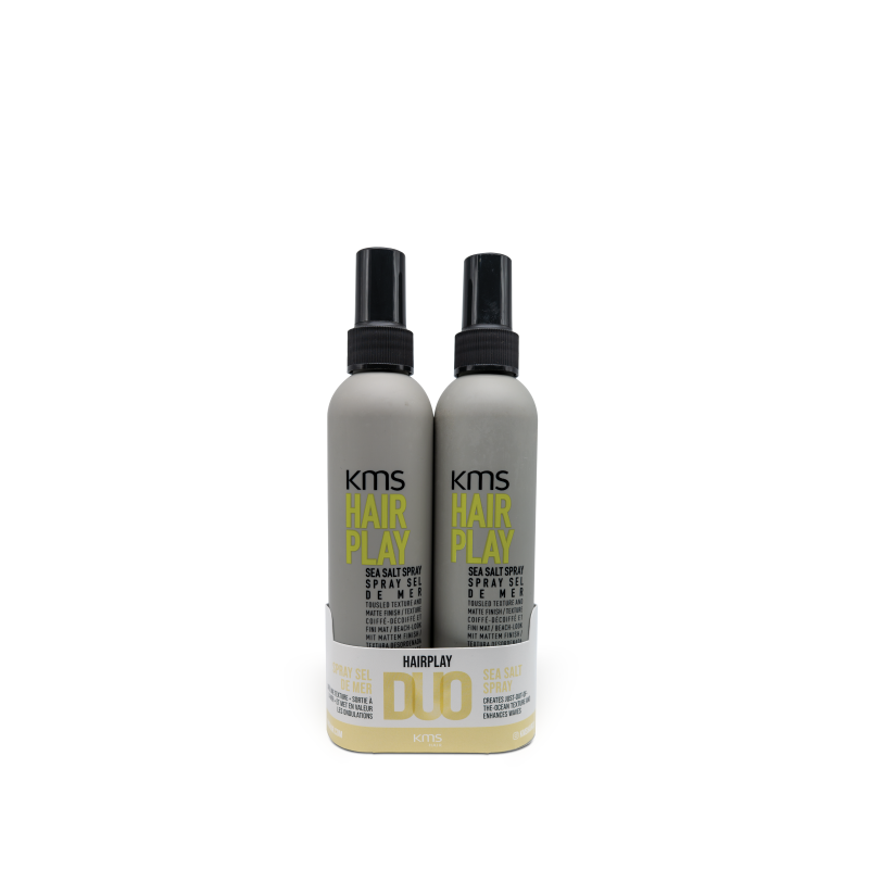 kms hairplay sea salt spray duo pack