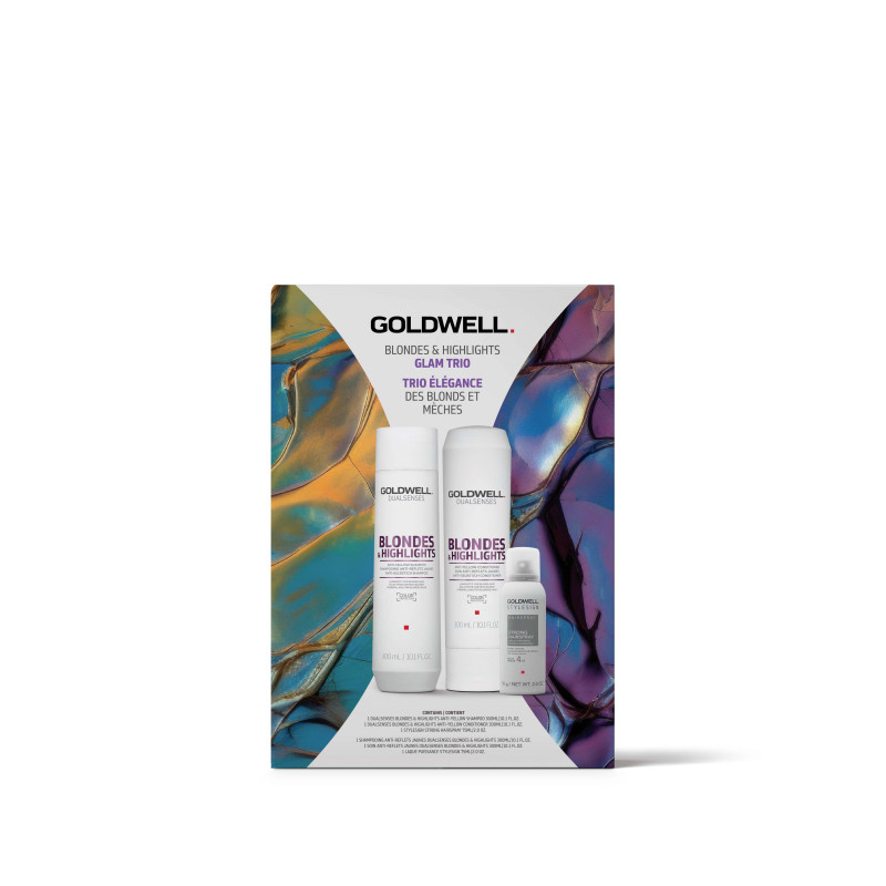 goldwell blondes & highlights holiday trio 2025