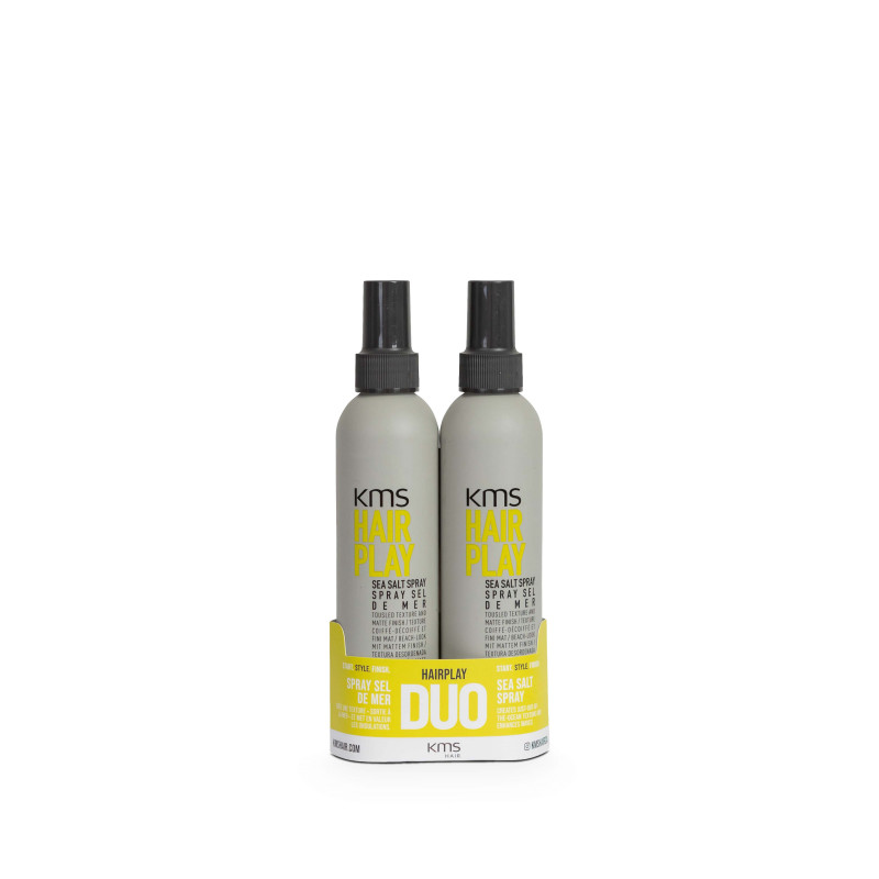 kms hairplay sea salt spray duo