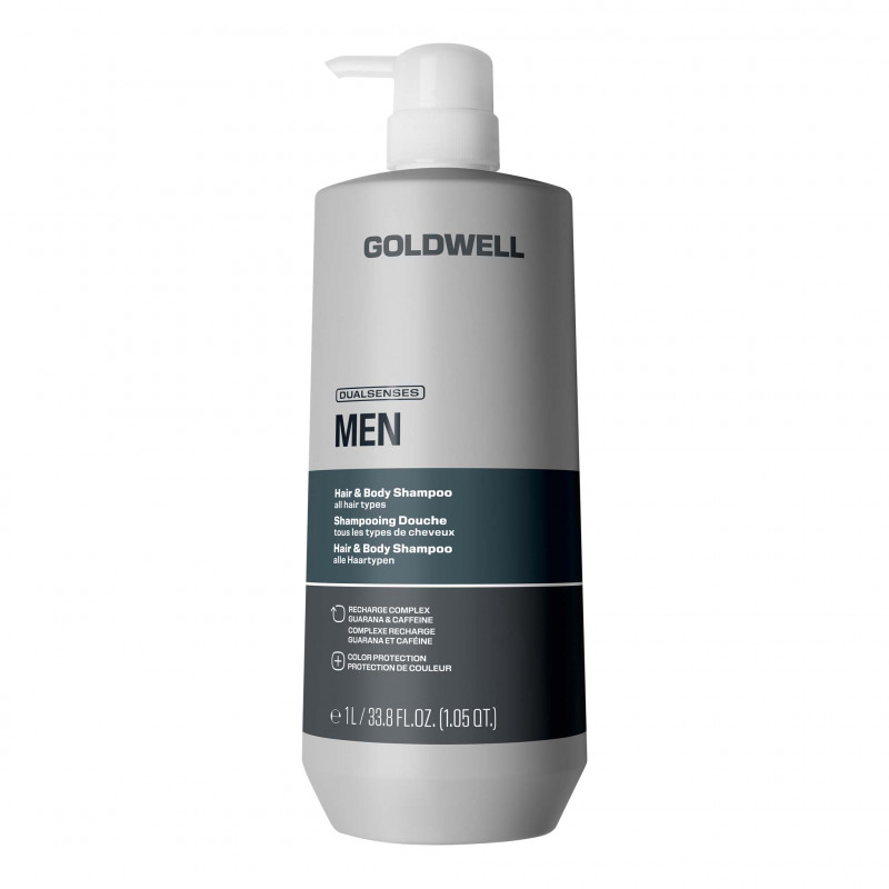 dualsenses men hair & body shampoo litre