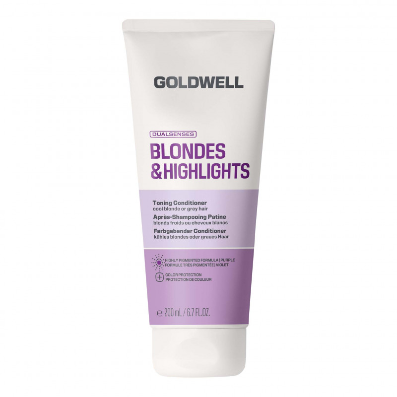 dualsenses blondes & highlights purple toning conditioner 200ml