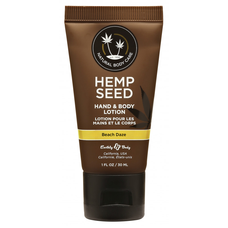 hemp seed hand & body lotion beach daze 1oz