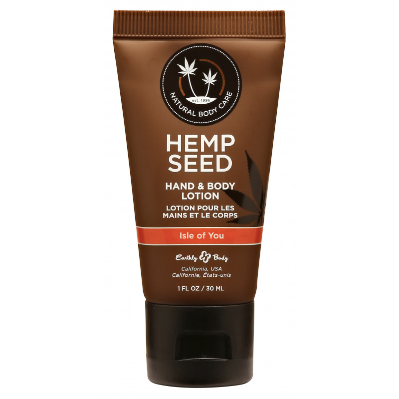 hemp seed hand & body lotion isle of you 1oz 