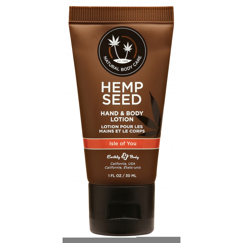 hemp seed hand & body lotion isle of you 1oz 