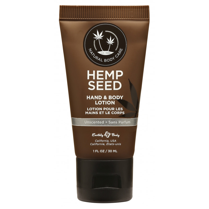 hemp seed hand & body lotion unscented 1oz 
