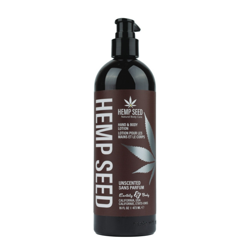 hemp seed hand & body lotion unscented 16oz