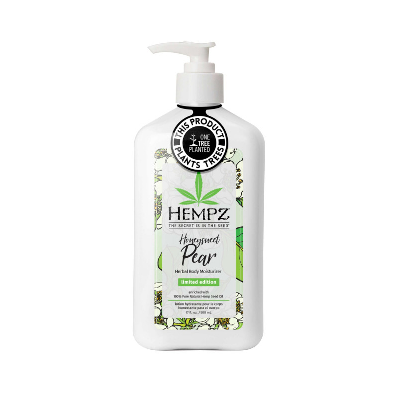 hempz honeysweet pear herbal body moisturizer  17oz