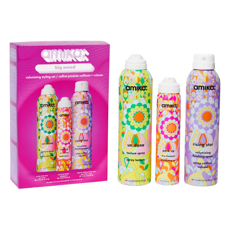 amika: big mood volumizing holiday set