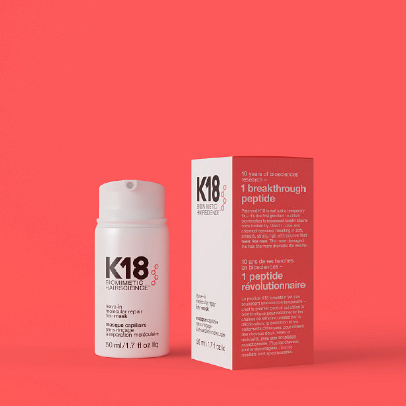 k18  leave-in molecular repair hair mask 50ml