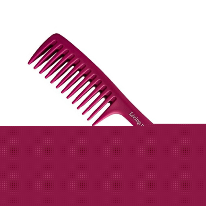 living proof large handle detangling comb pink
