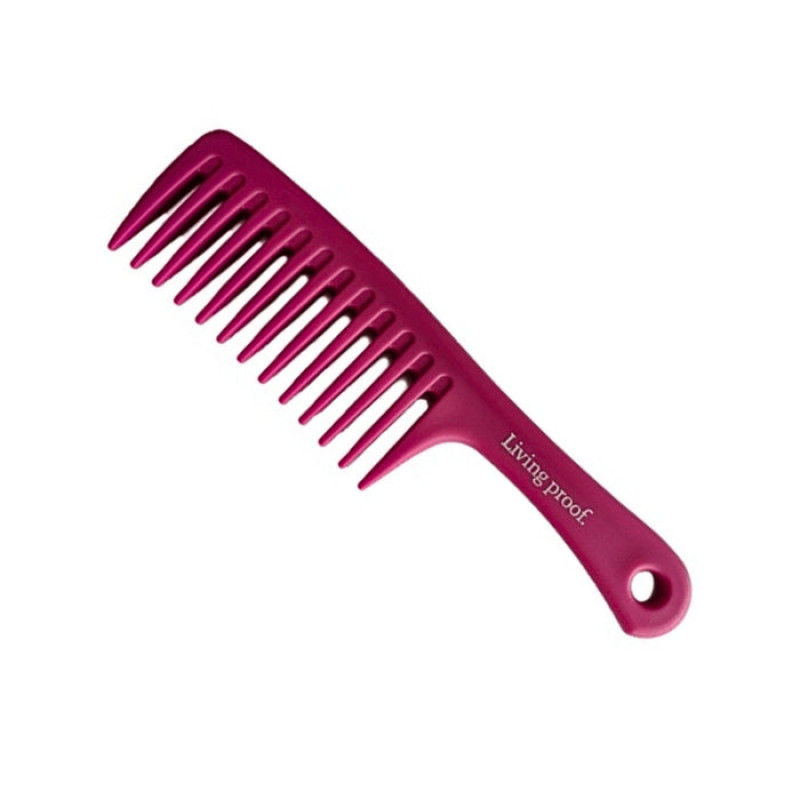 living proof large handle detangling comb pink