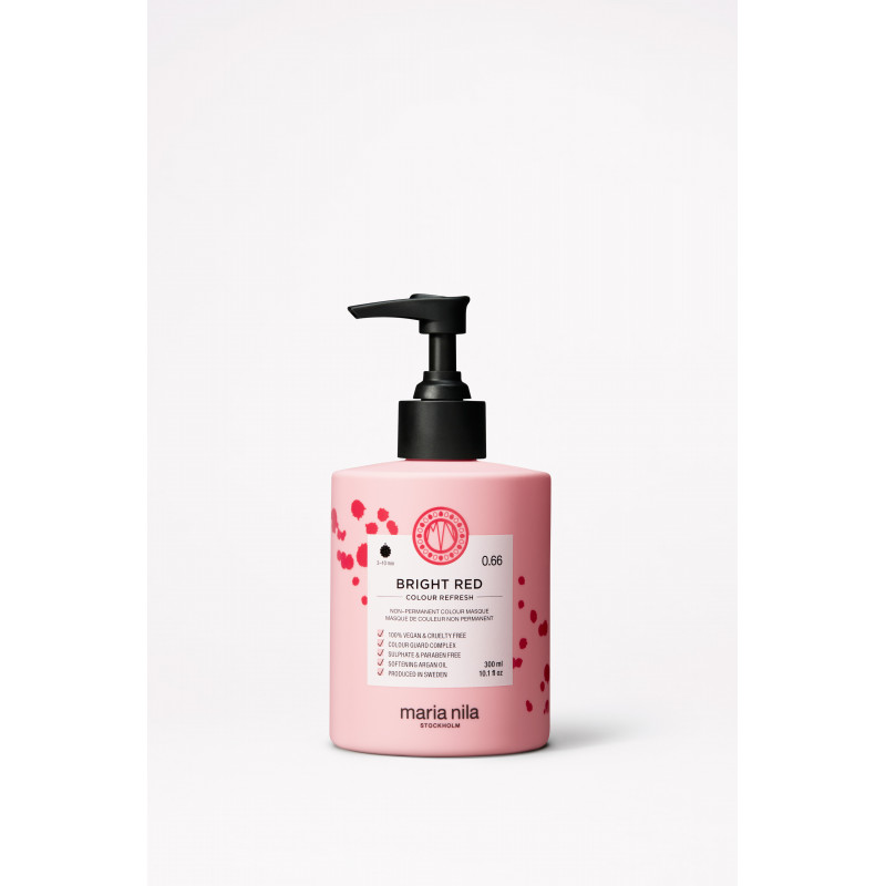 maria nila colour refresh bright red 0.66 300ml