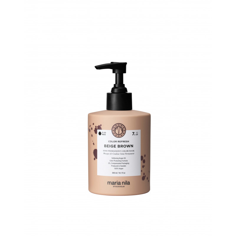 maria nila colour refresh beige brown 7.23 300ml