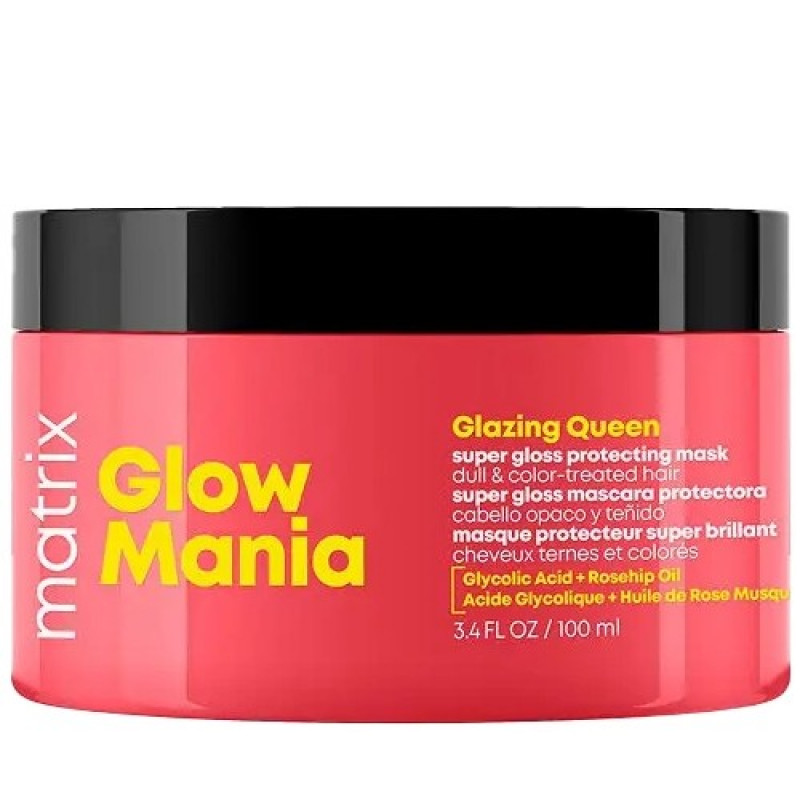 matrix glow mania glazing queen super gloss protecting mask 100ml