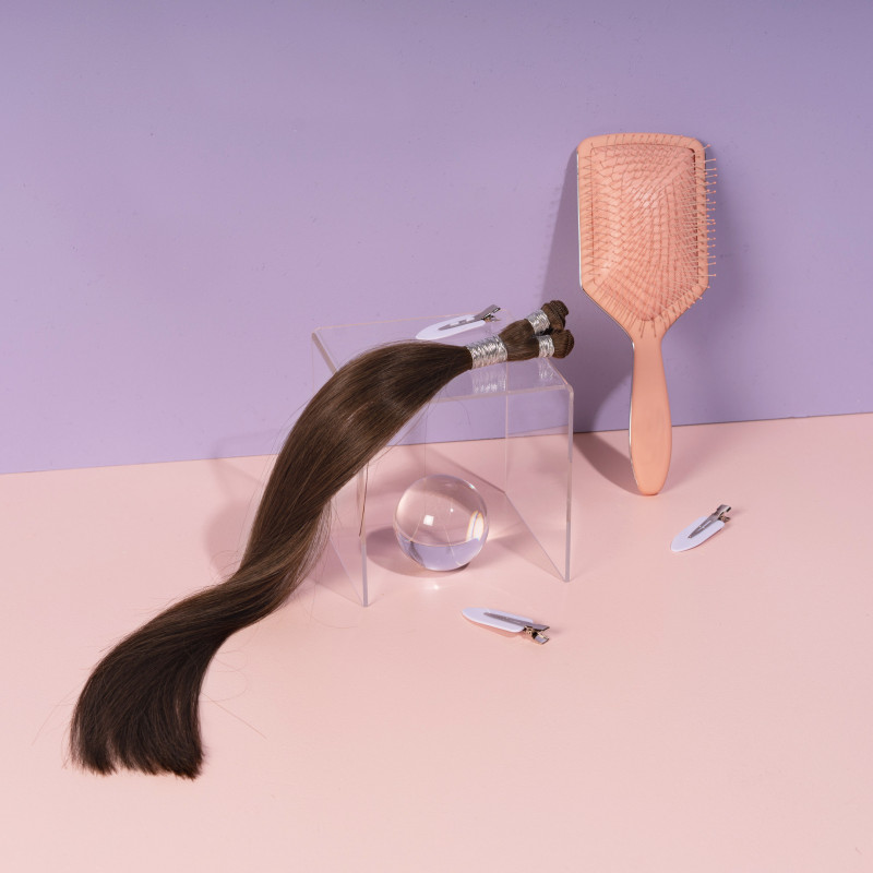 pony hand tied weft (the mini)  whisky 18 50g