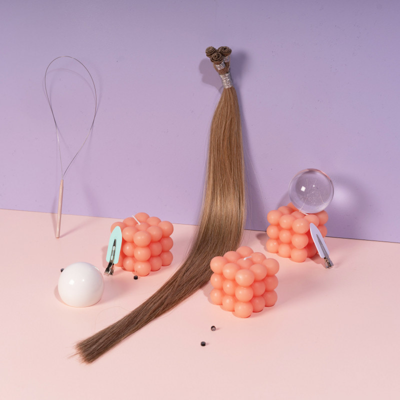 pony hand tied weft (the mini)  misty 18